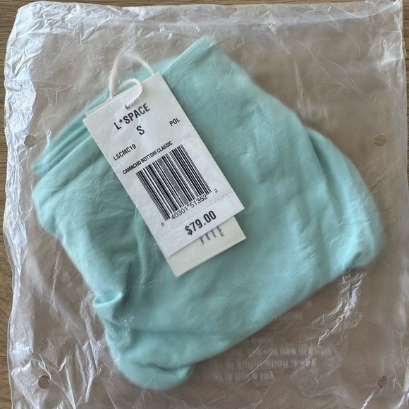 L*SPACE x Hanna Montazami Camacho Classic Bikini Bottom in Bright Teal Green - Picture 6 of 13